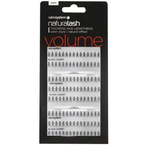 0225106-5 SS SHORT BLACK LASHES – VALUE PACK (3 TRAYS)