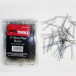60528 2″ WAVE PINS BLACK (1000)