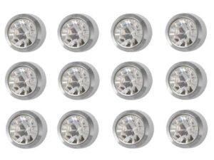 DCNR204W REG STAINL BEZEL APRIL CRSTL 12