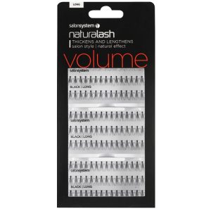 0225108-5 SS LONG BLACK LASHES – VALUE PACK (3 TRAYS)