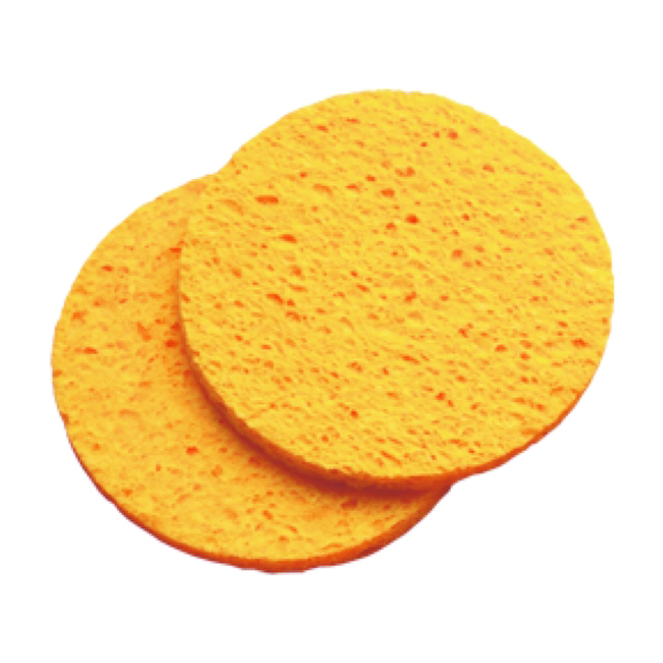 HBA1430 - MASK SPONGES YELLOW LARGE SIZE 2PK-0