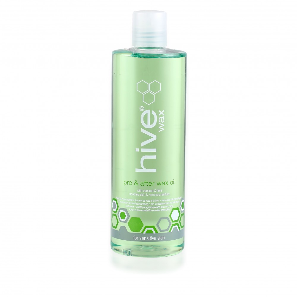 HOB1104 - HIVE PRE & AFTER WAX OIL - COCONUT & LIME 400ML-0