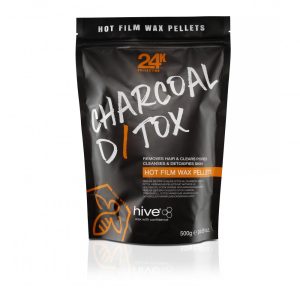 HOB1009 - CHARCOAL D/TOX HOT WAX PELLETS 500G