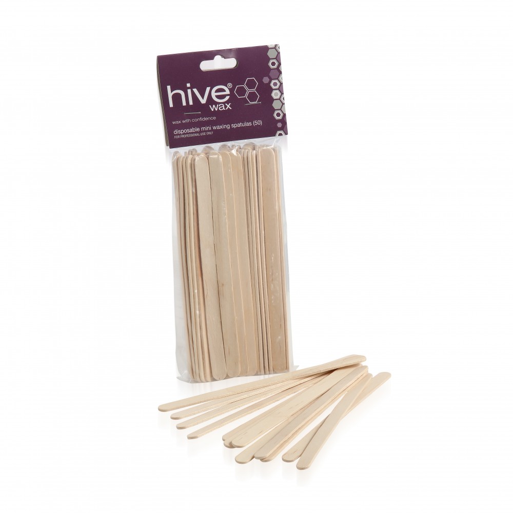 HOB5544 - WOODEN MEDIUM WAX SPATULAS (50)-0