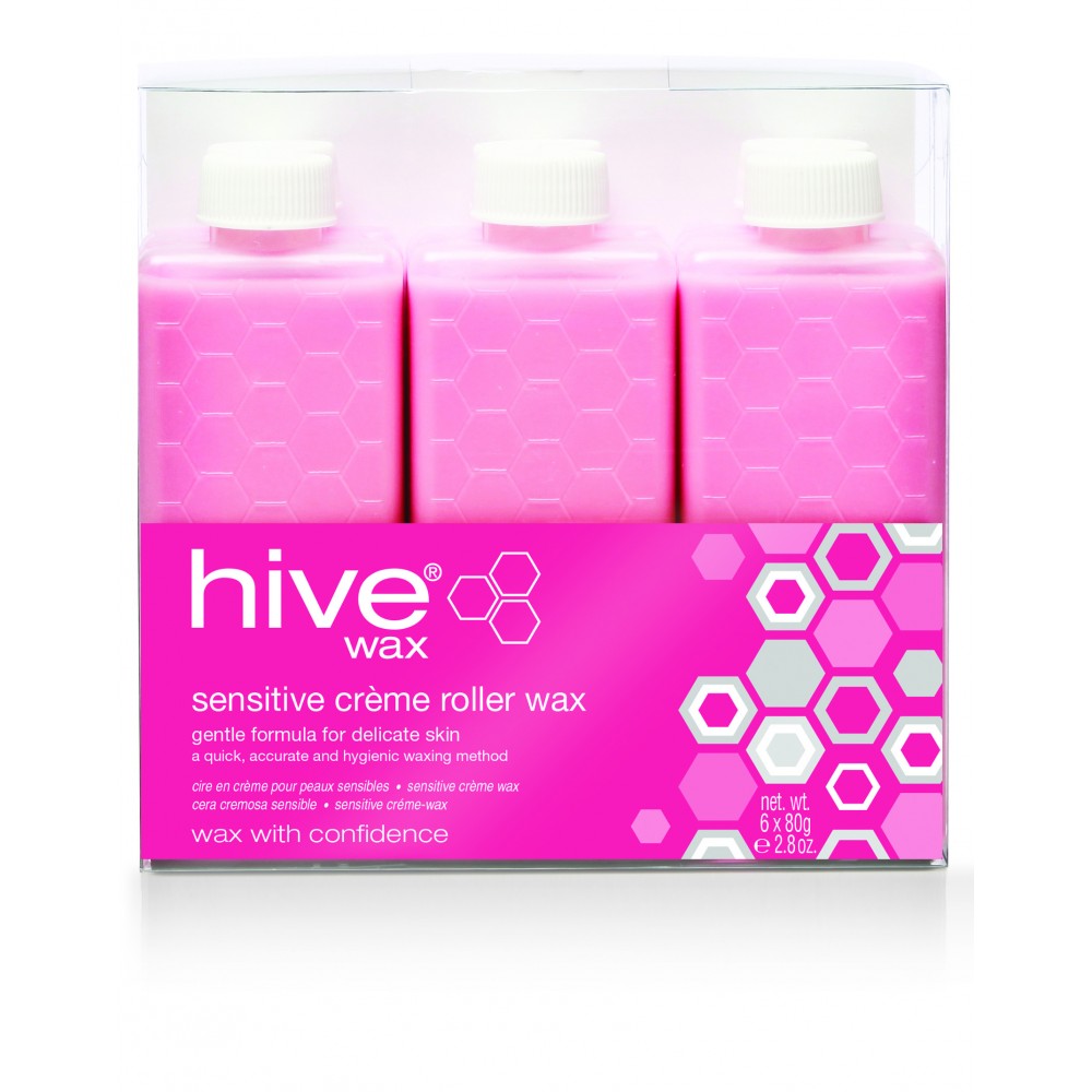 HOB6615 - ROLLER WAX REFILL SENSITIVE CREME CARTRIDGES (6)-0
