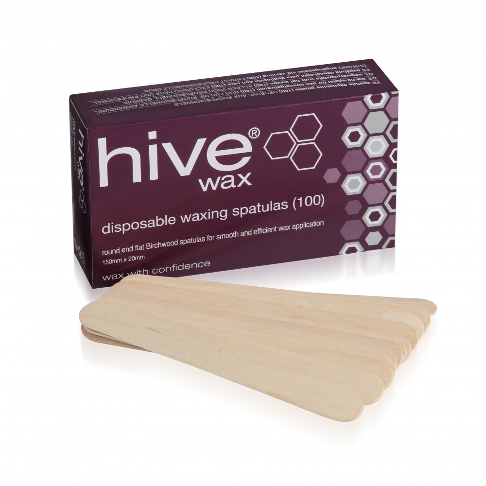 HOB5540 - WOODEN WAXING SPATULAS 100-0