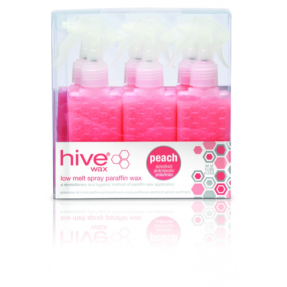 HOB5682 PEACH PARAFFIN SPRAY WAX CARTRIDGES (6)-0