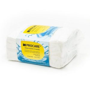 DISPOSABLE TOWELS WHITE PK 50