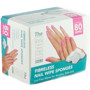 FIBERGLASS NAIL WIPE SPONGES 80PK