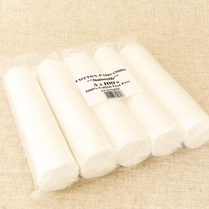 ECW1123P COTTON WOOL DISCS PK 500 ANTI LINTING
