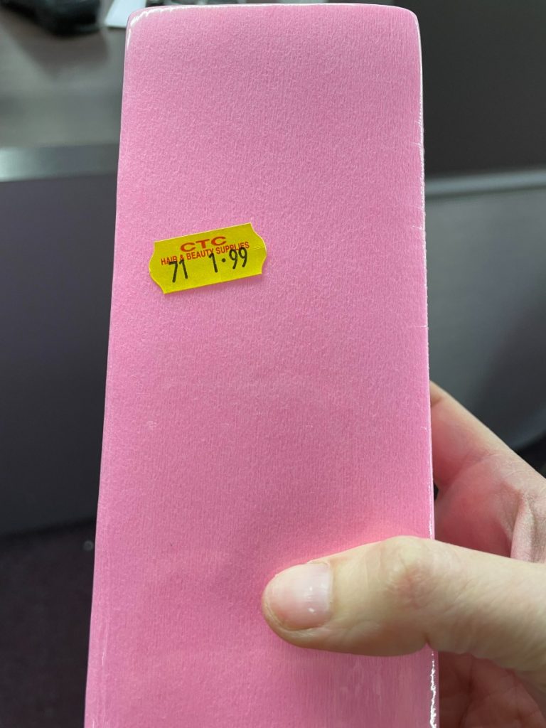 PAPER WAXING STRIPS PINK PK100-0