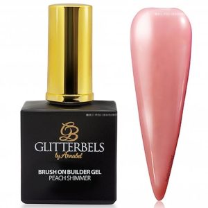 BGEL009 PEACH SHIMMER BUILD GEL GLITTERBELS