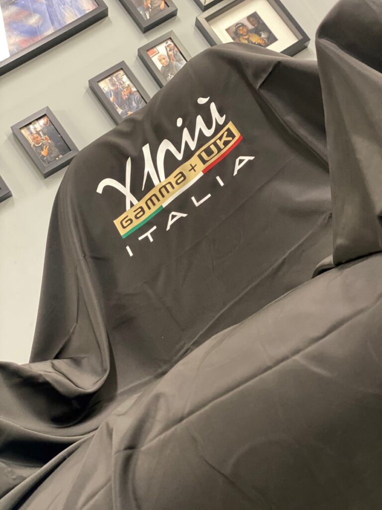 PSA GAMMA HAIRDRESSING CAPE - BLACK-0