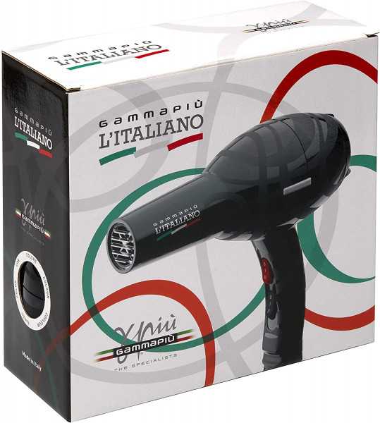 GP-LITAL-BLK - GAMMAPIU L'ITALIANO HAIRDRYER - BLACK-0