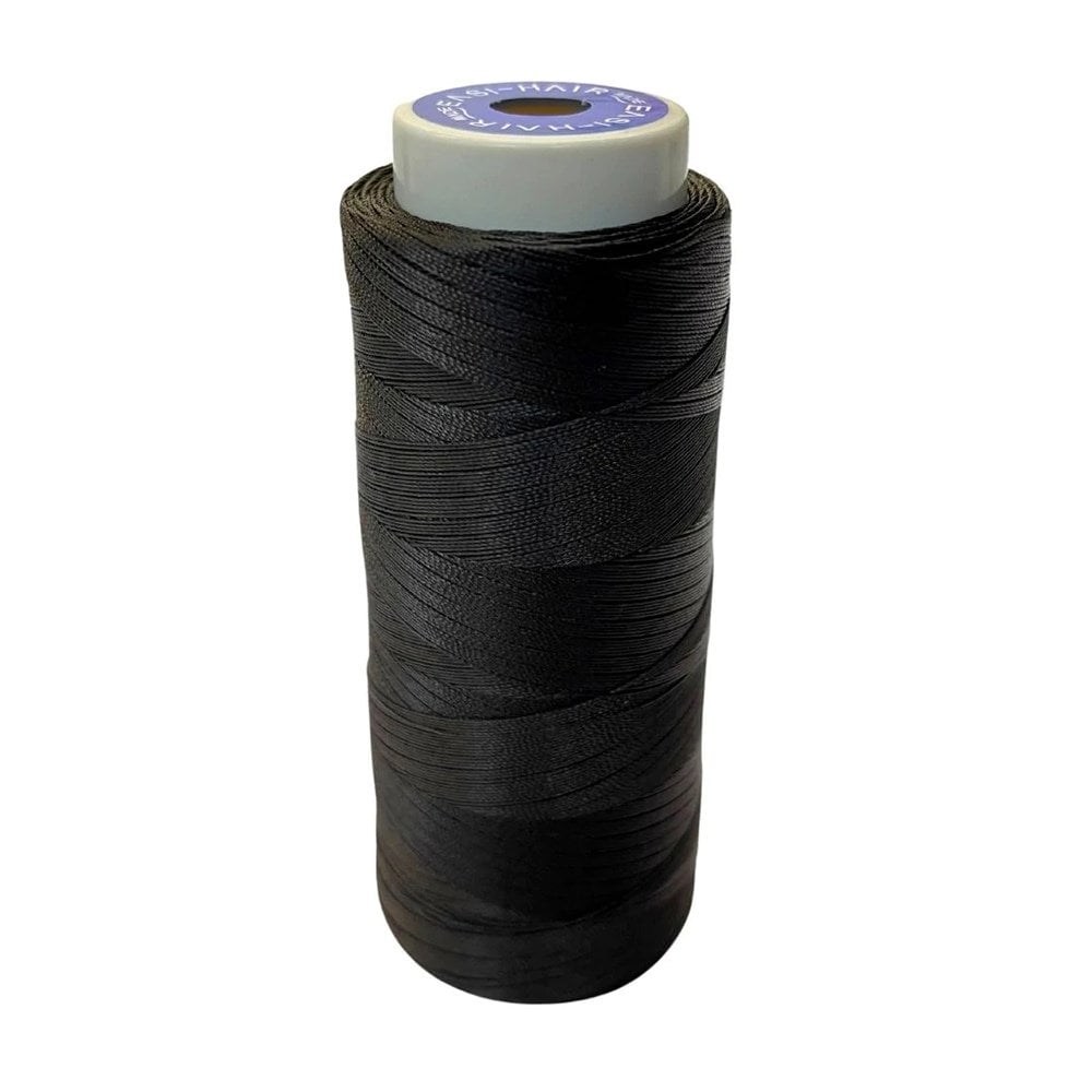JET BLACK 500M P/B NYLON THREAD-0