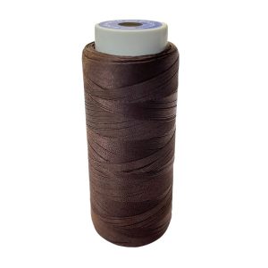 DARK BROWN 500M P/B NYLON THREAD
