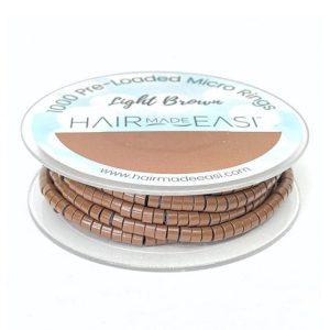 M/RINGS LIGHT BROWN (1000) PRE LOADED SILICONE