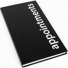 AB3 APPOINTMENT BOOK 3 COLUMN BLACK