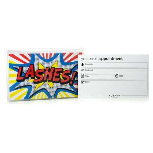 APPOINTMENT CARDS LASHES – POP ART