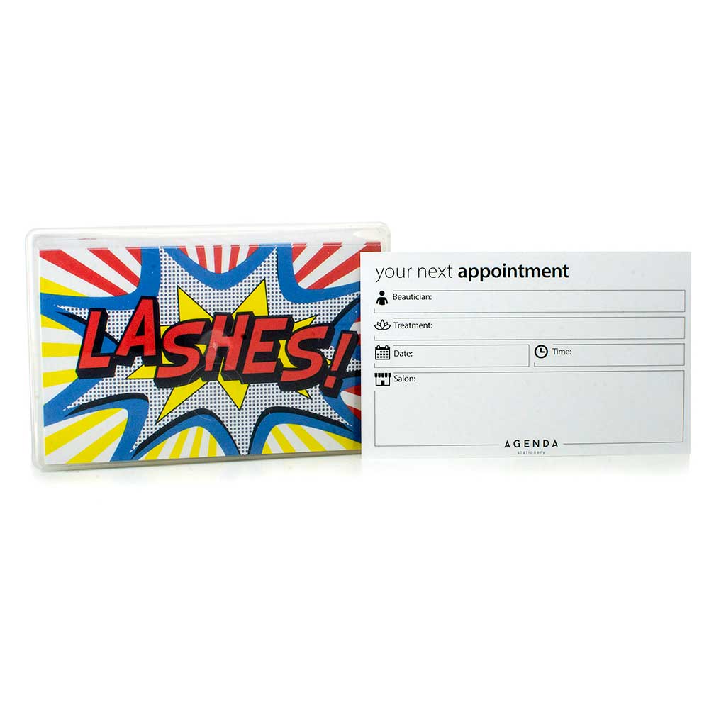 APPOINTMENT CARDS LASHES - POP ART-0