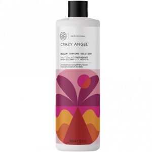 555159 CRAZY ANGEL TAN SOLUTION MEDIUM 9% 1000ML- NEW PACK