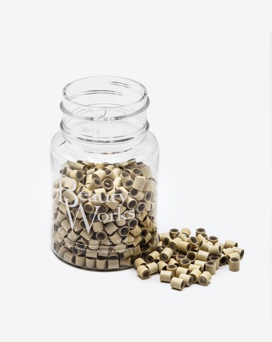 AL- MICRO RINGS BLONDE 500PCS-0