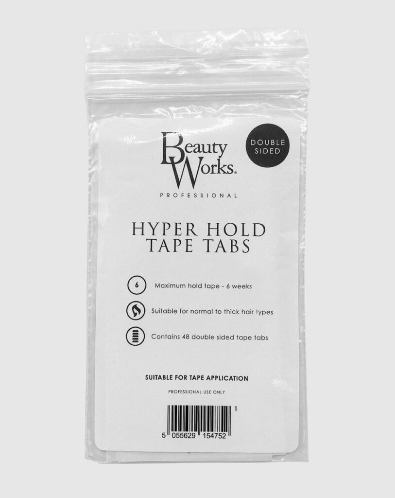 HYPER HOLD TAPE TABS WHITE 48PK- DOUBLE SIDED-0