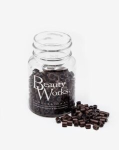 AL- MICRO RINGS LIGHT BROWN 500PCS