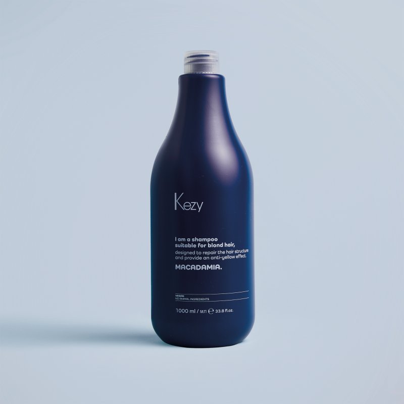KEZY MACADAMIA ANTI YELLOW SHAMPOO 1LTR-0